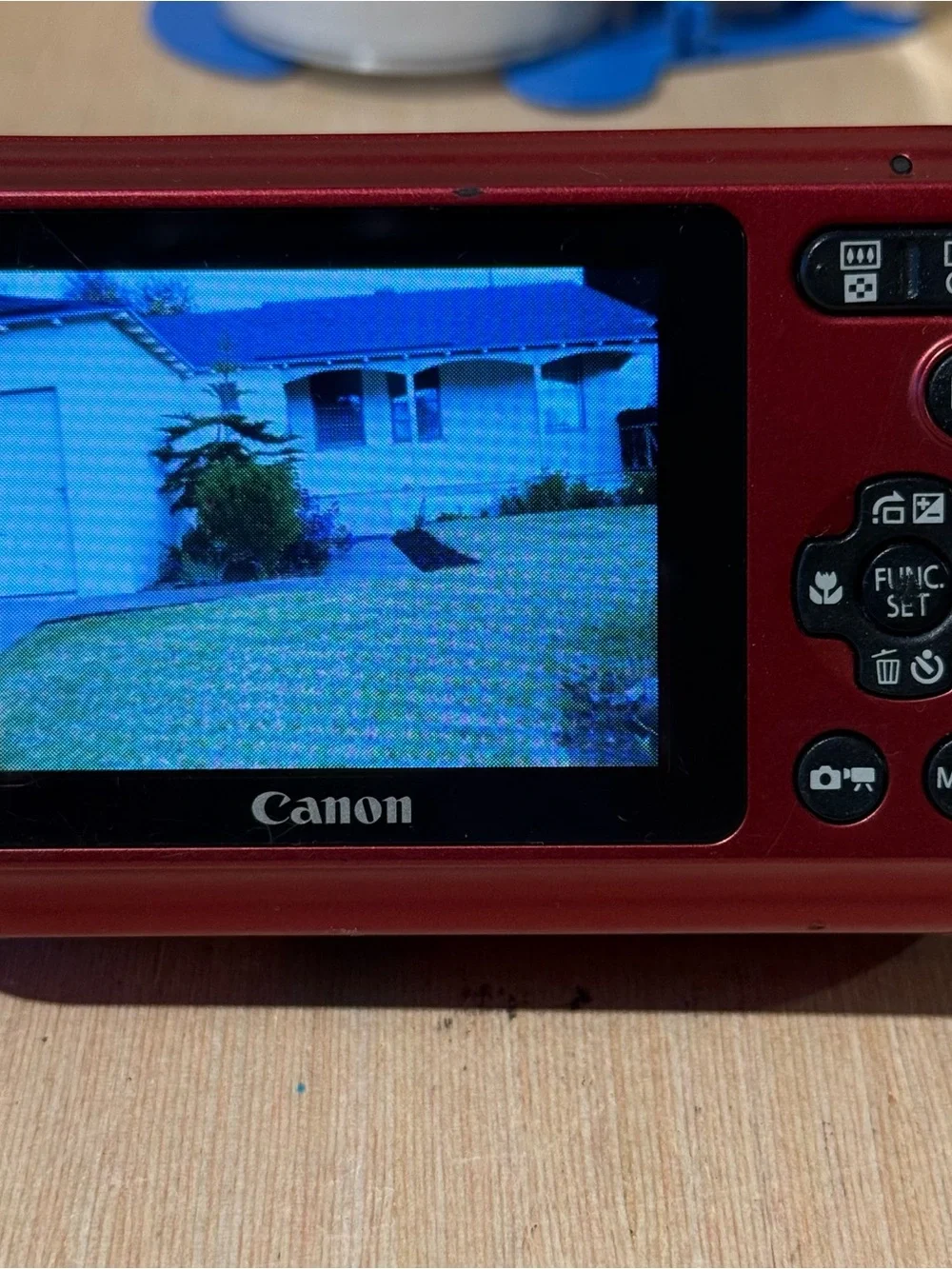 Canon PowerShot A800 10.0MP Digit Camera Red Tested Good w/Batt-SDCard Read Blw! - Picture 6 of 13